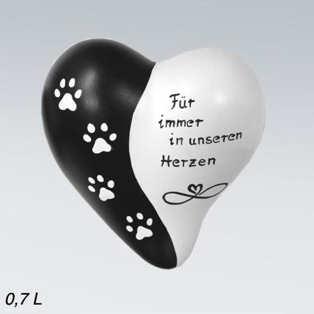 LK0154 Tierurne Herz "Ying-Yang"